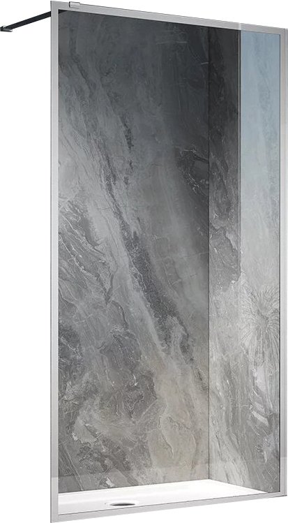 

Душевая стенка Veconi 90x200 KR81-90-01-C7 (стекло прозрачное/хром)