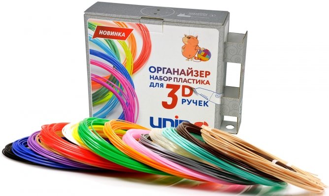 

Набор пластика Unid PLA-15 с органайзером