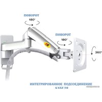 Кронштейн для телевизора NB F150 (белый)
