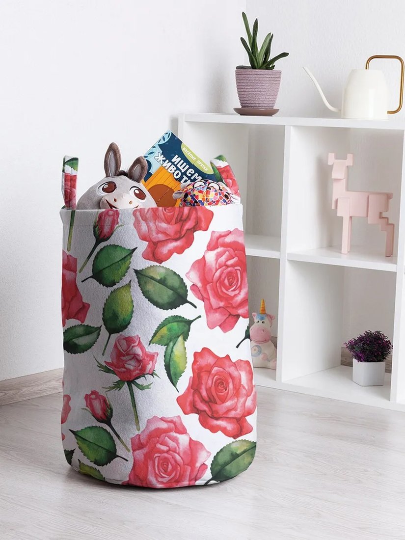 

Корзина JoyArty Цветочные узоры toba_14782