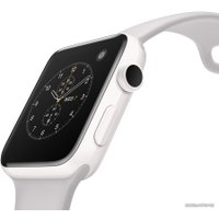 Умные часы Apple Watch Series 2 42mm White Ceramic with Cloud Sport Band [MNPQ2]