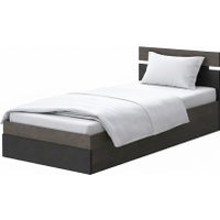 Кровать PROxSON Milton с ПМ 90x190 (дуб кантербери/черный)