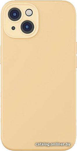 Чехол для телефона Baseus Liquid Silica Gel Case для iPhone 14 Plus (оранжевый)