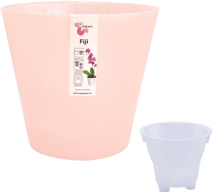 

Горшок Plastic Republic Fiji 1.6 л (розовый)
