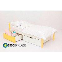 Кровать Бельмарко Skogen classic 583 (бежевый/белый)