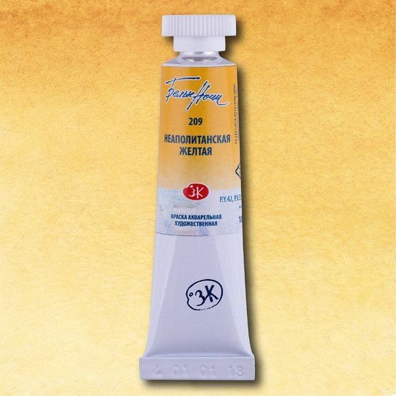 

Акварельная краска Невская палитра Белые ночи 1901209 (10 мл, 209 неаполитанская желтая)