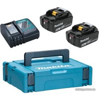 Аккумулятор с зарядным устройством Makita DC18RС + BL1860B (18В/6.0 Ah + 18В)