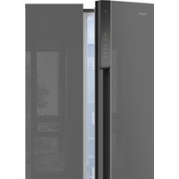 Холодильник side by side Weissgauff WSBS 500 Inverter NoFrost Bru Steel Glass