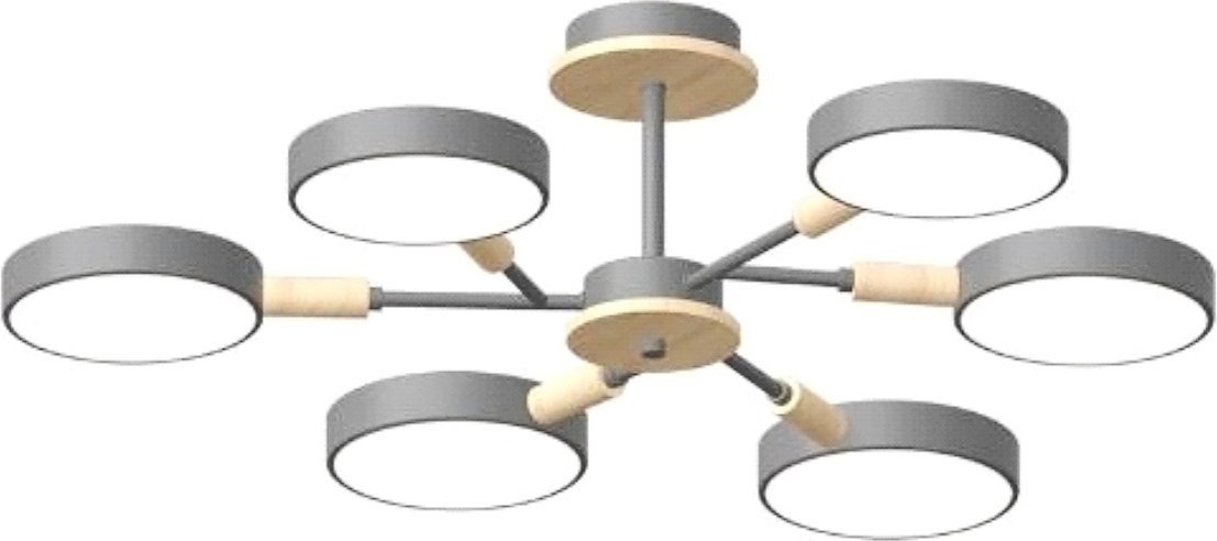 Подвесная люстра LED4U L3218-740 GR