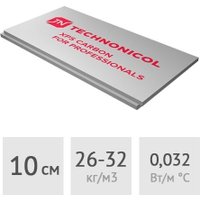 Теплоизоляция ТехноНИКОЛЬ Carbon Eco 100 мм 0.68 кв.м. в Витебске