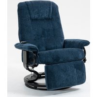 Массажное кресло Calviano 22 (синий плюш)
