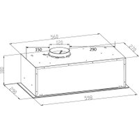Кухонная вытяжка Schtoff Liberty 60 Black (черный)
