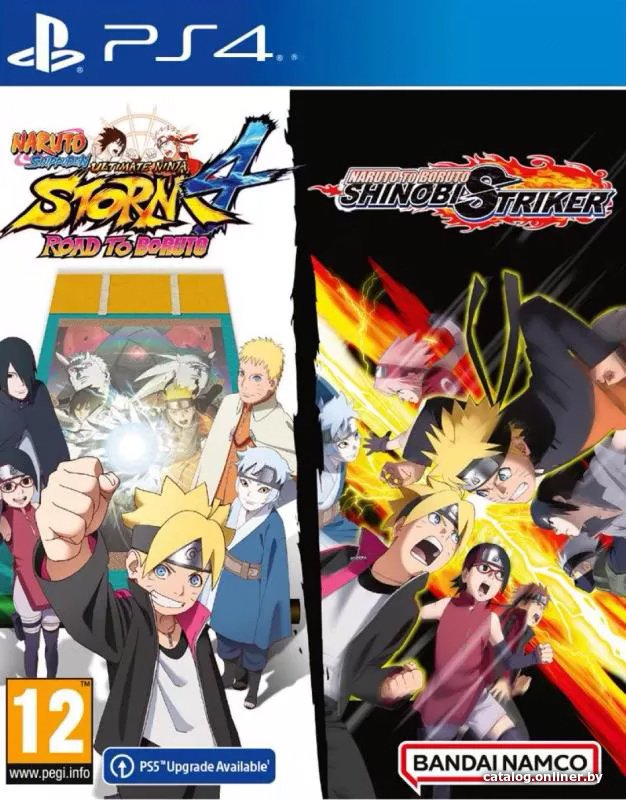Naruto Shippuden: Ultimate Ninja Storm 4 + Naruto to Boruto: Shinobi Striker Compilation для PlayStation 4