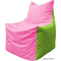 Кресло-мешок Flagman Фокс Ф2.1-197 (розовый/салатовый)