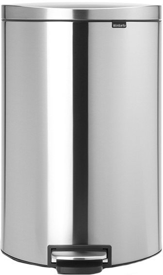 

Мусорное ведро Brabantia FlatBack+ 40 л (стальной матовый с защитой от отпечатков)