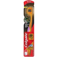 Зубная щетка Colgate 360 Золотая с древесным углем мягкая (1 шт)