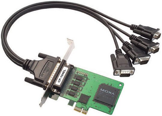 

Плата расширения Moxa CP-104EL-A-DB9M