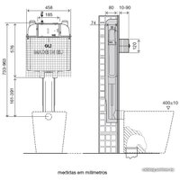 Инсталляция для унитаза OLI OLI74 Plus [601601]