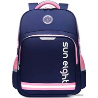 Школьный рюкзак Sun Eight SE-2889 (темно-синий/розовый)
