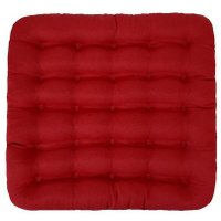 Подушка для сидения Smart Textile Уют-Премиум 40x40 ST167 (лузга гречихи, красный)