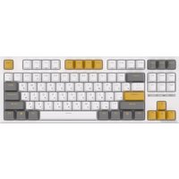 Клавиатура Royal Kludge RK-R87 RGB (белый/желтый, RK Red)