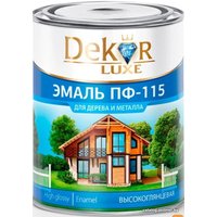 Эмаль Dekor ПФ-115 0.8 кг (черный)