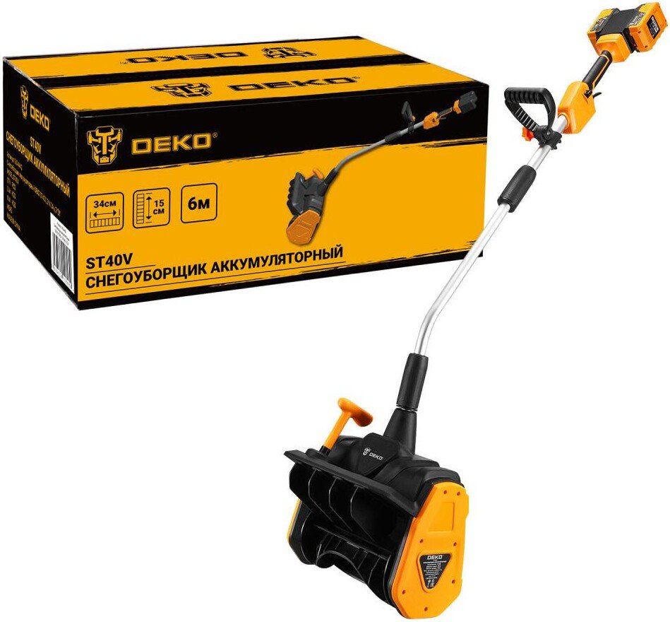 

Снегоуборщик Deko ST40V 063-4442 (с 2-мя АКБ)