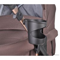 Универсальная коляска Aimile Original New (2 в 1, шоколадный, золотистая рама)