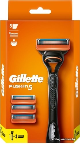 Бритвенный станок Gillette Fusion5 4 сменные кассеты 7702018558841