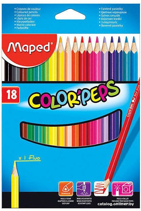 Набор цветных карандашей Maped 183218 (12 цв.)