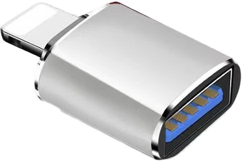 

Адаптер USBTOP Lightning - USB3.0 (серебристый)