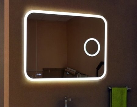 

Континент Зеркало Bliss LED 100x70 (увеличительное зеркало, часы, подогрев)