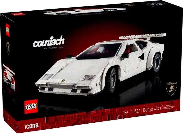 

Конструктор LEGO Icons 10337 Lamborghini Countach 5000 Quattrovalvole