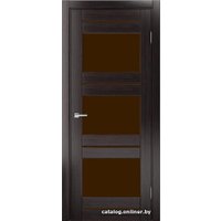 Межкомнатная дверь MDF-Techno Dominika 300 60x200 (орех темный/лакобель коричневый)