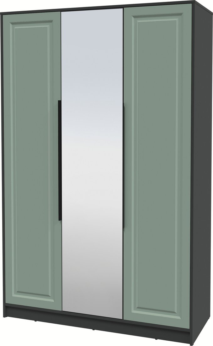 

Шкаф распашной Интерлиния Концепт КТ-Ш3з Деко (антрацит/мята)