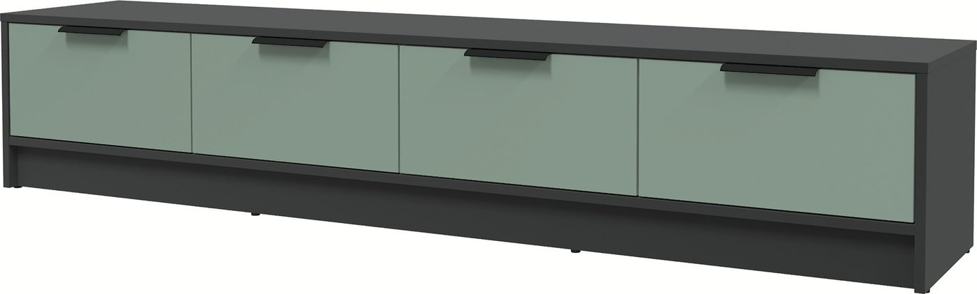

Тумба Интерлиния ТВ Концепт КТ-ТВ4-35 Глосс (антрацит/мята)