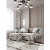 Припотолочная люстра Aitin Pro X4512/8 (черный)