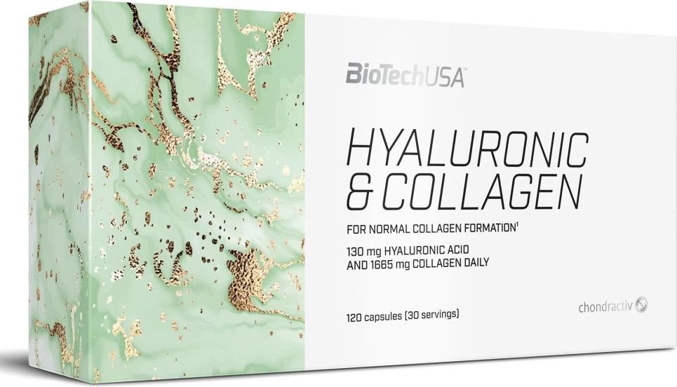 Витамины, минералы BioTech USA Hyaluronic & Collagen (120 капсул)