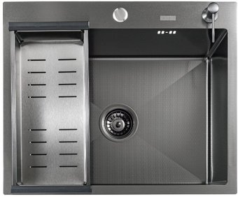 Кухонная мойка Avina Futur FK 4848 B Eco Embossing (черный нано)