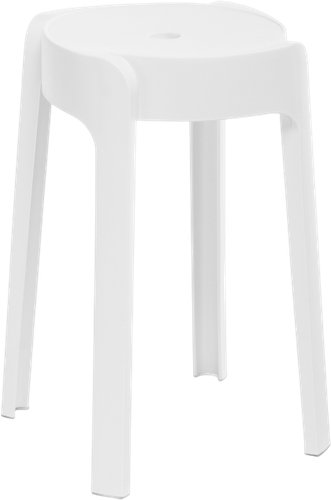 Табурет Woodville Bovel (белый)