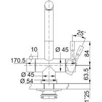 Смеситель Franke Atlas Clear Water PVD 120.0745.585