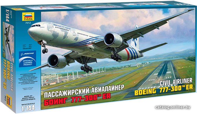 Сборная модель Звезда Боинг 777-300 ER