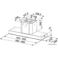 Кухонная вытяжка Franke FMY 908 BI WH 110.0456.722