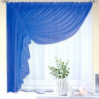 Тюль Nivasan Ромео 280x170 левая RM (синий)