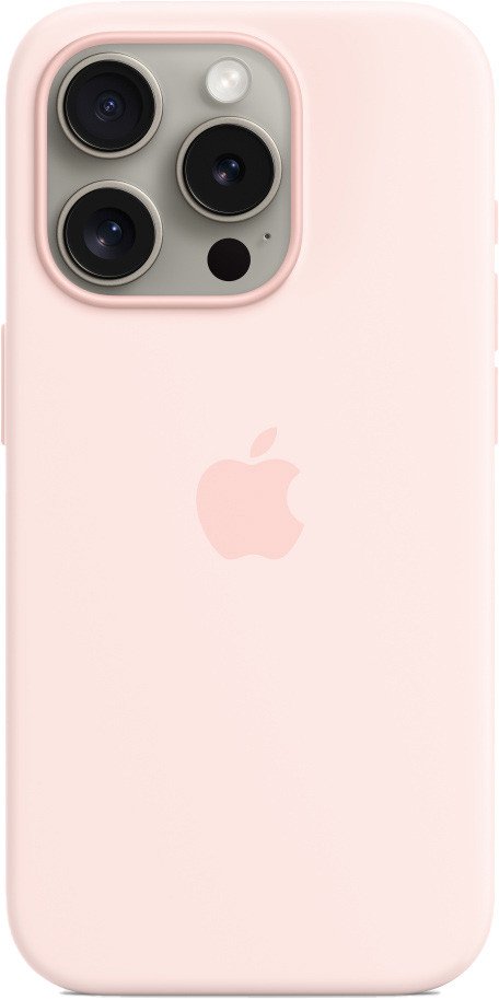 

Чехол для телефона Apple MagSafe Silicone Case для iPhone 15 Pro (светло-розовый)