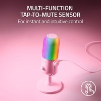 Проводной микрофон Razer Seiren V3 Chroma Quartz Pink