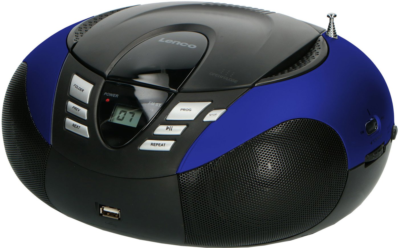 

Магнитола Lenco SCD-37 USB (синий)