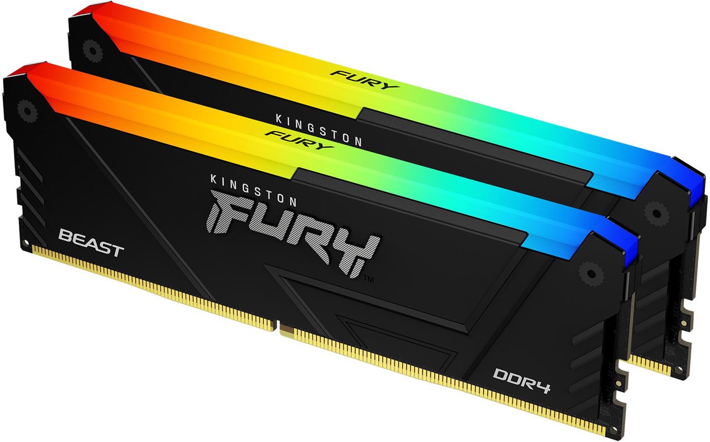 

Оперативная память Kingston FURY Beast RGB 2x8ГБ DDR4 3733 МГц KF437C19BB2AK2/16