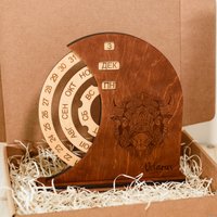 Вечный календарь Творческая мастерская "Пуговка" Анастасии Минич Зубр