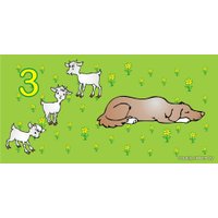 Детская настольная игра Двойкам НЕТ! Домино "Три котёнка, пять котят"